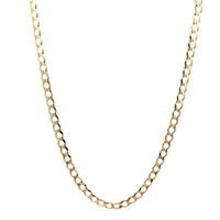 10kt Yellow Gold 22" 3.4mm Curb Link Necklace