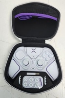 Victrix Pro BFG Wireless Controller PS5 PS4 PC White Purple w/ Case