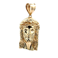 10kt Yellow Gold Jesus Pendant  