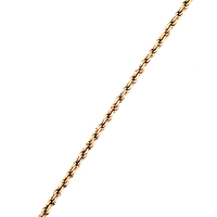 14kt Yellow Gold 7" 3.5mm Rope Bracelet 