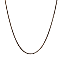 14kt White Gold 22" 1.25mm Snake Link Chain