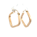 14kt Yellow Gold Square Hoop Earrings
