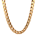14kt Yellow Gold 20" 11mm CZ Hollow Cuban Link Chain 