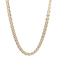 14kt Tri-Color 21" 4.25mm Mariner Link Chain