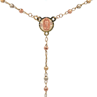 10kt Tri-Color Rosary