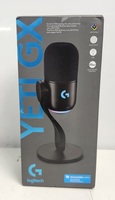Logitech Yeti GX Dynamic RGB USB Gaming Microphone w/ Stand & Box