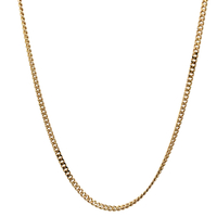14kt Yellow Gold 24.5" 2mm Cuban Link Chain