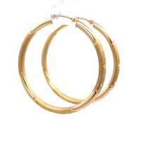 14kt Yellow Gold Hoop Earrings