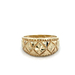 10kt Yellow Gold Diamond Cut Ring