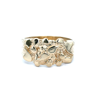 10kt Yellow Gold Nugget Ring