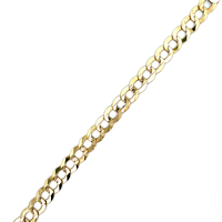 14kt Yellow Gold 8.5" 9.5mm Curb Link Bracelet