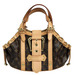 Louis Vuitton Monogram Theda PM Satchel Handbag Vachetta + Dust Bag