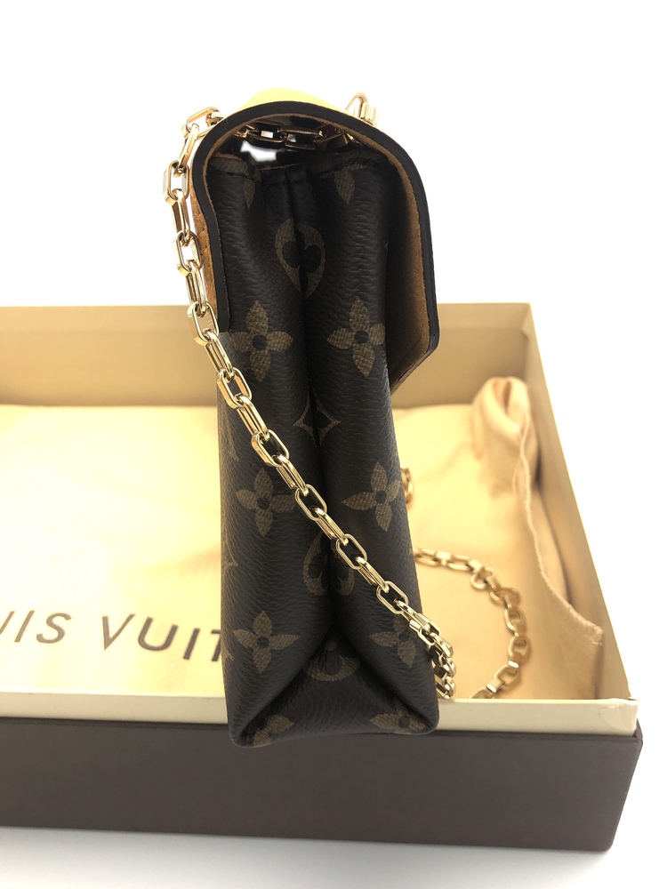 Louis Vuitton Pallas Chain Shoulder Bag Monogram Canvas & Calfskin | Sterling & Knight Jewelry ...