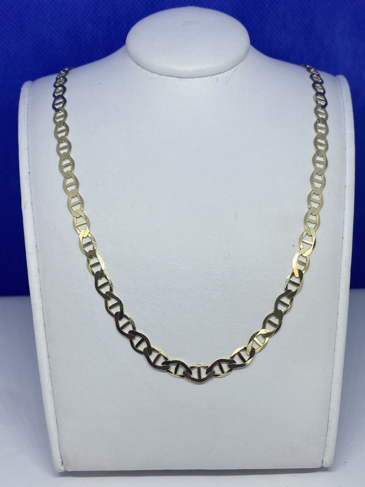 14k Yellow Gold 24" Mariner Chain (New) | Sterling & Knight Jewelry & Pawn